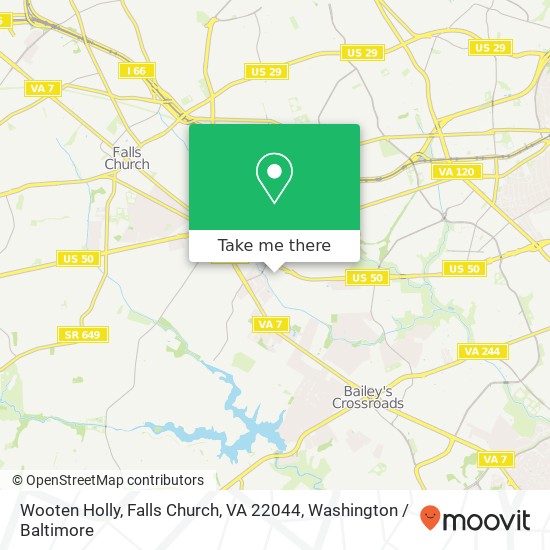 Wooten Holly, Falls Church, VA 22044 map