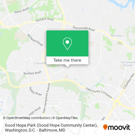Mapa de Good Hope Park (Good Hope Community Center)