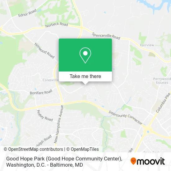 Good Hope Park (Good Hope Community Center) map