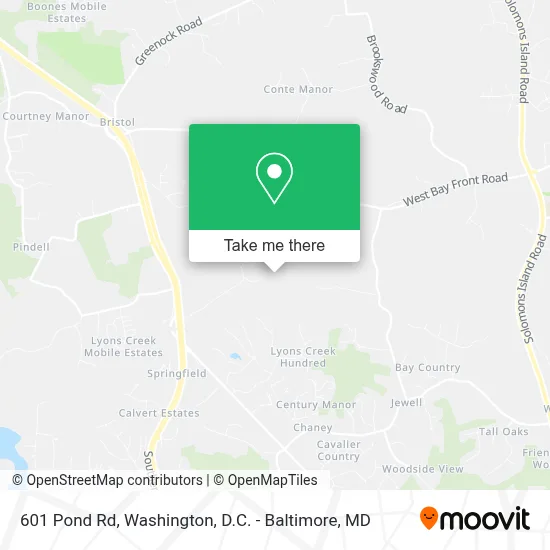 601 Pond Rd, Lothian, MD 20711 map