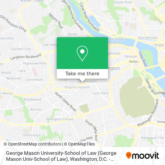 George Mason University-School of Law map