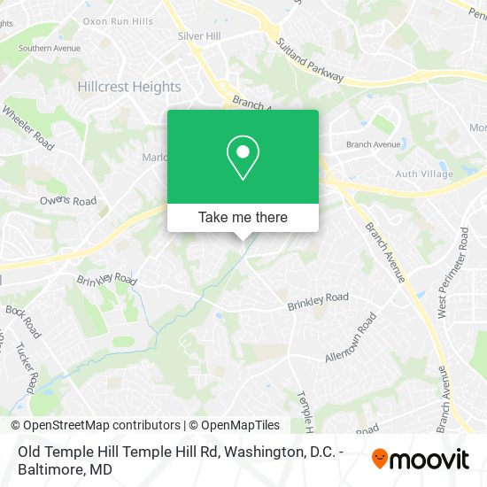 Old Temple Hill Temple Hill Rd map