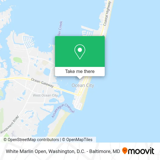 White Marlin Open map