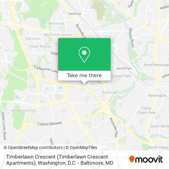Mapa de Timberlawn Crescent (Timberlawn Crescent Apartments)