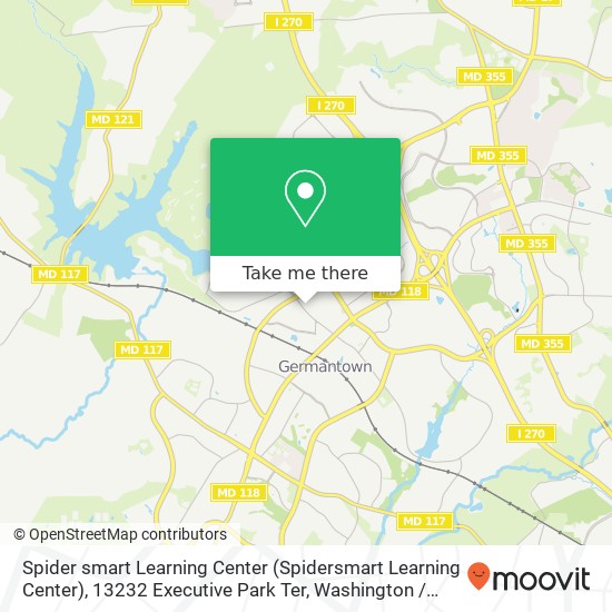 Mapa de Spider smart Learning Center (Spidersmart Learning Center), 13232 Executive Park Ter