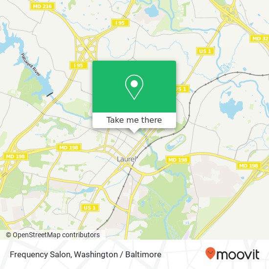 Frequency Salon map