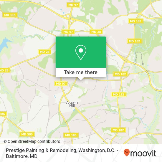 Mapa de Prestige Painting & Remodeling