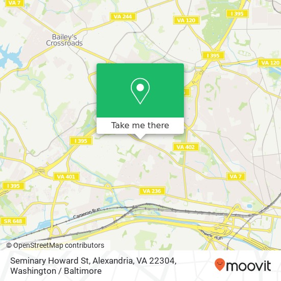 Seminary Howard St, Alexandria, VA 22304 map