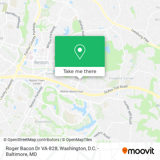 Roger Bacon Dr VA-828 map