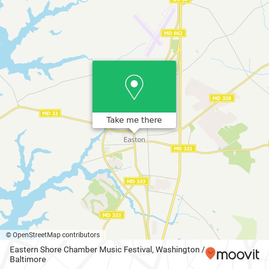 Mapa de Eastern Shore Chamber Music Festival