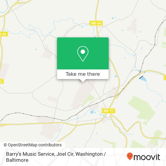 Mapa de Barry's Music Service, Joel Cir