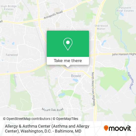 Mapa de Allergy & Asthma Center