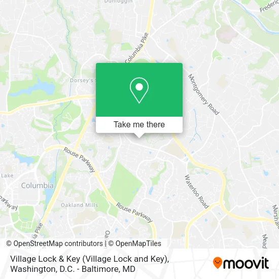 Village Lock & Key map