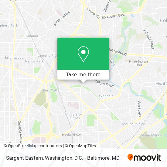 Sargent Eastern map