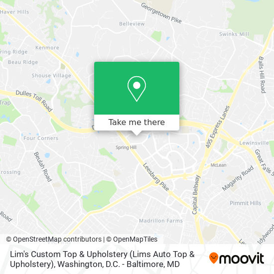Lim's Custom Top & Upholstery (Lims Auto Top & Upholstery) map