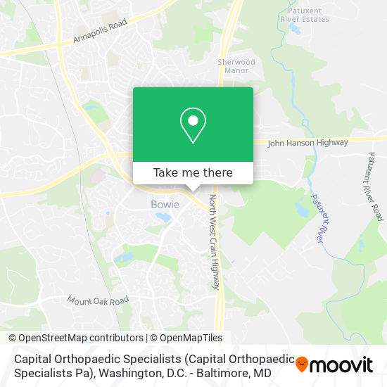 Mapa de Capital Orthopaedic Specialists