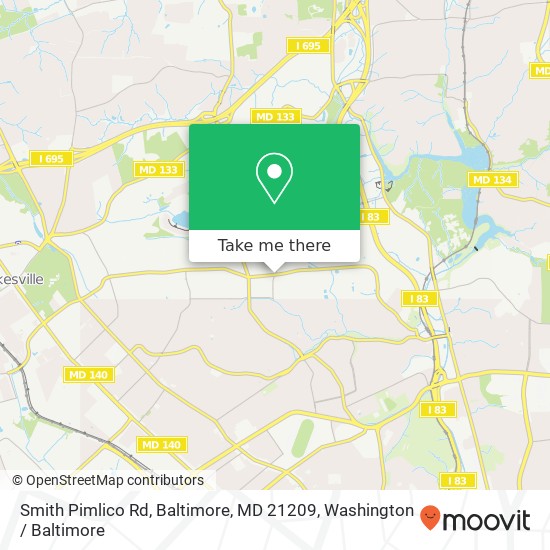 Smith Pimlico Rd, Baltimore, MD 21209 map