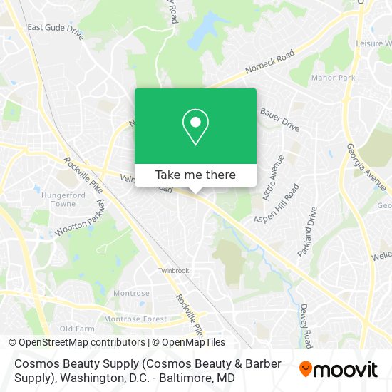 Cosmos Beauty Supply map