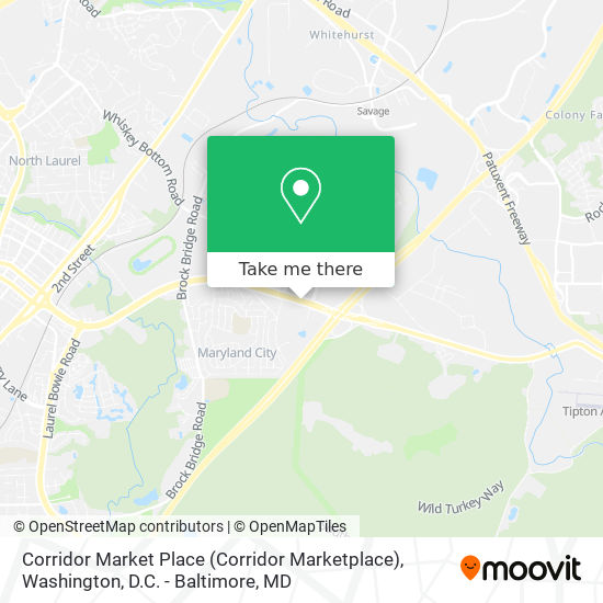 Corridor Market Place (Corridor Marketplace) map