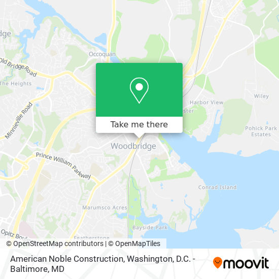 American Noble Construction map