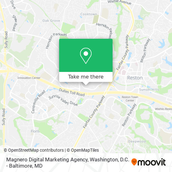 Mapa de Magnero Digital Marketing Agency