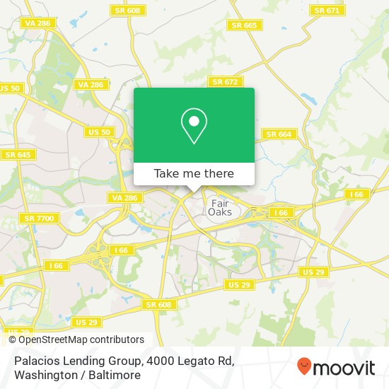 Palacios Lending Group, 4000 Legato Rd map