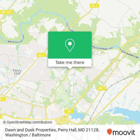 Dawn and Dusk Properties, Perry Hall, MD 21128 map