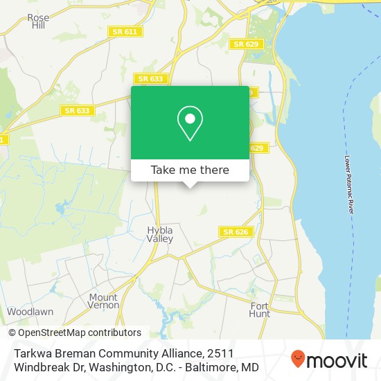 Mapa de Tarkwa Breman Community Alliance, 2511 Windbreak Dr