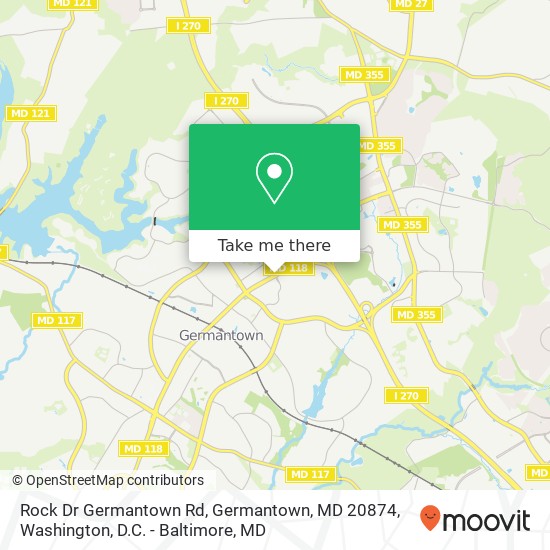 Rock Dr Germantown Rd, Germantown, MD 20874 map