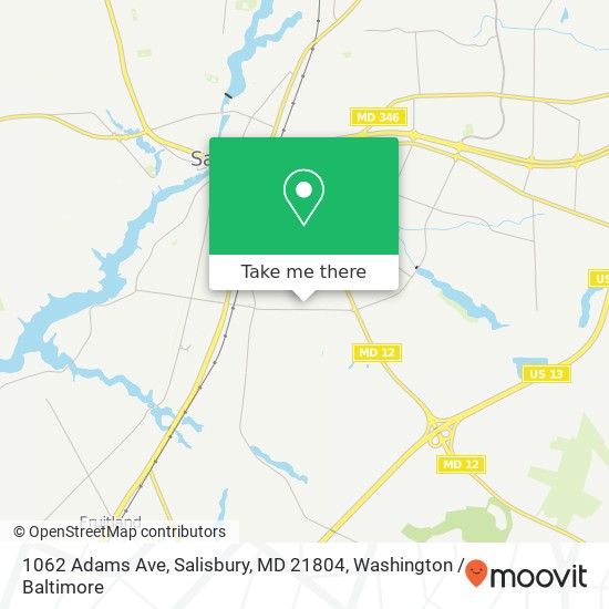 1062 Adams Ave, Salisbury, MD 21804 map