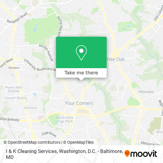 I & K Cleaning Services map