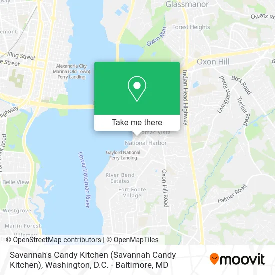 Savannah's Candy Kitchen map