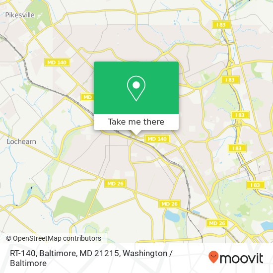 RT-140, Baltimore, MD 21215 map