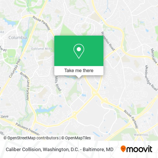 Caliber Collision map