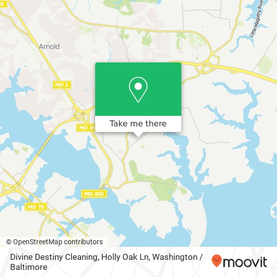 Divine Destiny Cleaning, Holly Oak Ln map