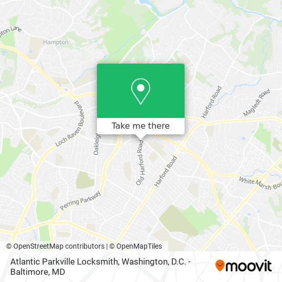 Mapa de Atlantic Parkville Locksmith