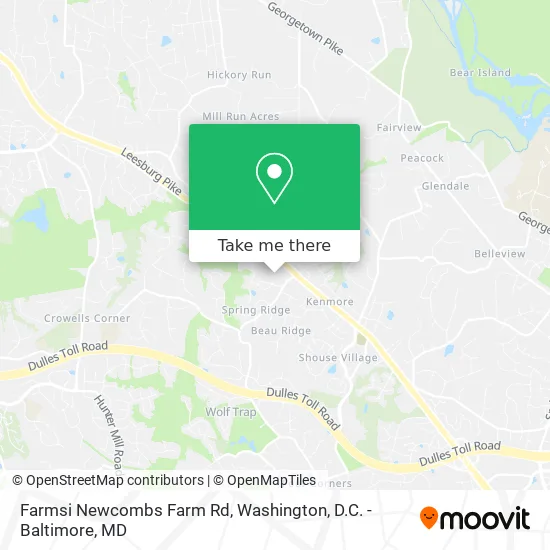 Farmsi Newcombs Farm Rd map