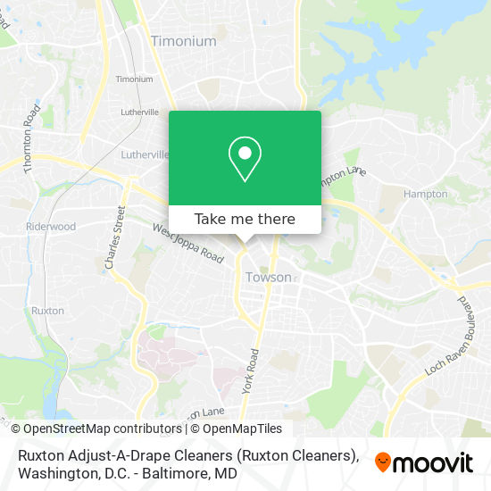 Mapa de Ruxton Adjust-A-Drape Cleaners (Ruxton Cleaners)