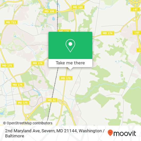 2nd Maryland Ave, Severn, MD 21144 map