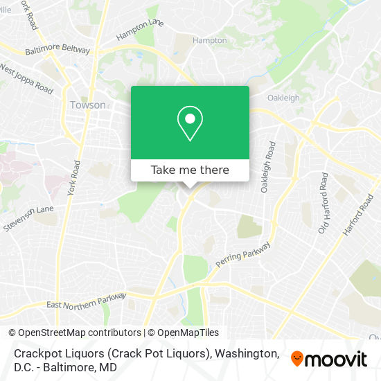 Crackpot Liquors (Crack Pot Liquors) map