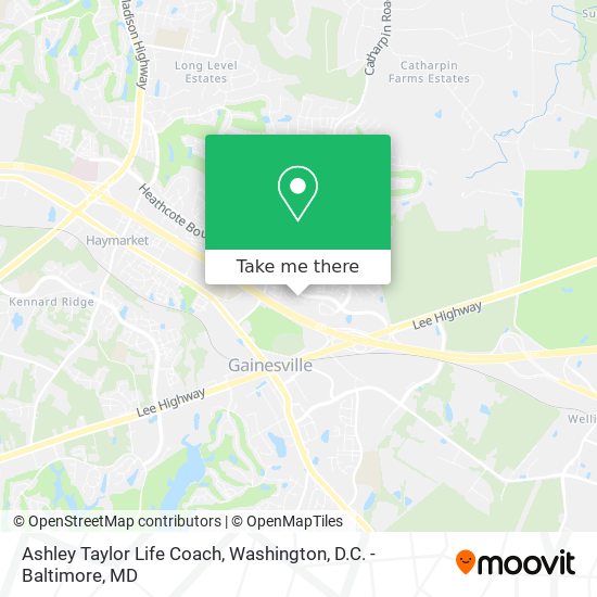 Mapa de Ashley Taylor Life Coach