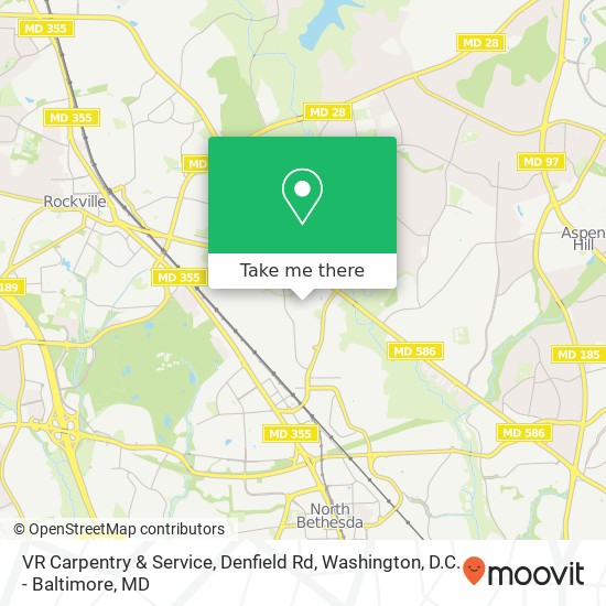 VR Carpentry & Service, Denfield Rd map