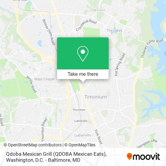 Qdoba Mexican Grill (QDOBA Mexican Eats) map