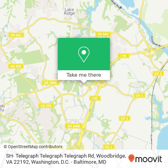 SH- Telegraph Telegraph Telegraph Rd, Woodbridge, VA 22192 map