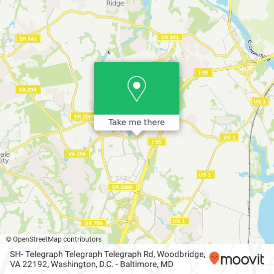 SH- Telegraph Telegraph Telegraph Rd, Woodbridge, VA 22192 map