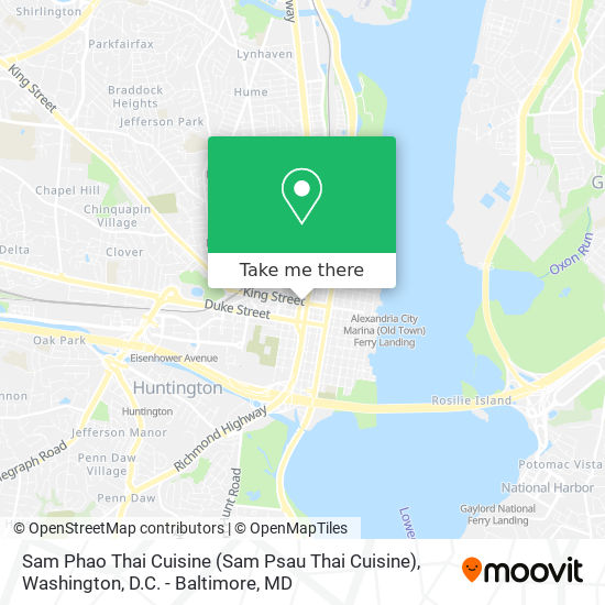 Sam Phao Thai Cuisine map