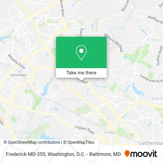 Frederick MD-355 map
