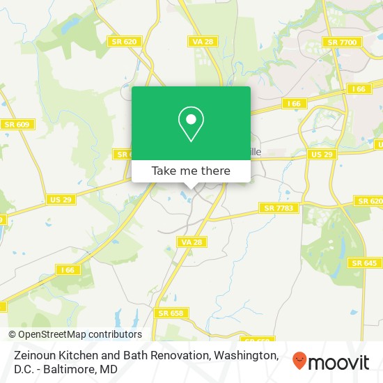 Zeinoun Kitchen and Bath Renovation map