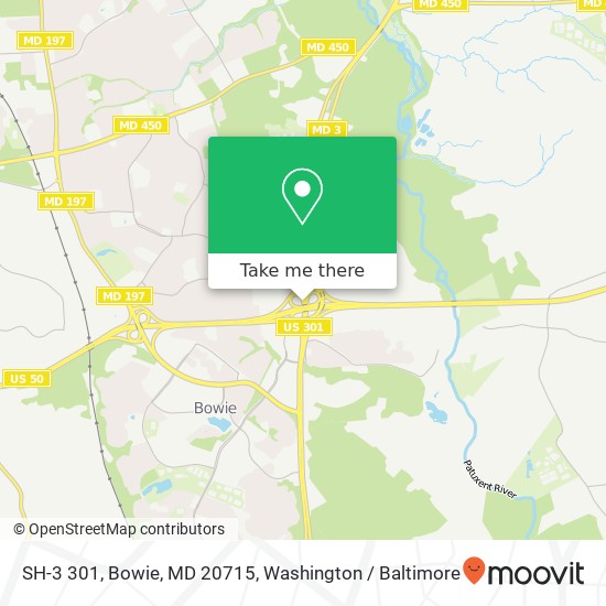 SH-3 301, Bowie, MD 20715 map