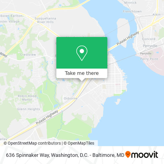 636 Spinnaker Way map